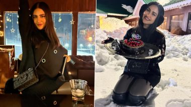 Krystle D'Souza Rings in Her Birthday in a Snowy Wonderland, Shares Pictures of Her Birthday Celebrations With Fans and Followers (View Pics)